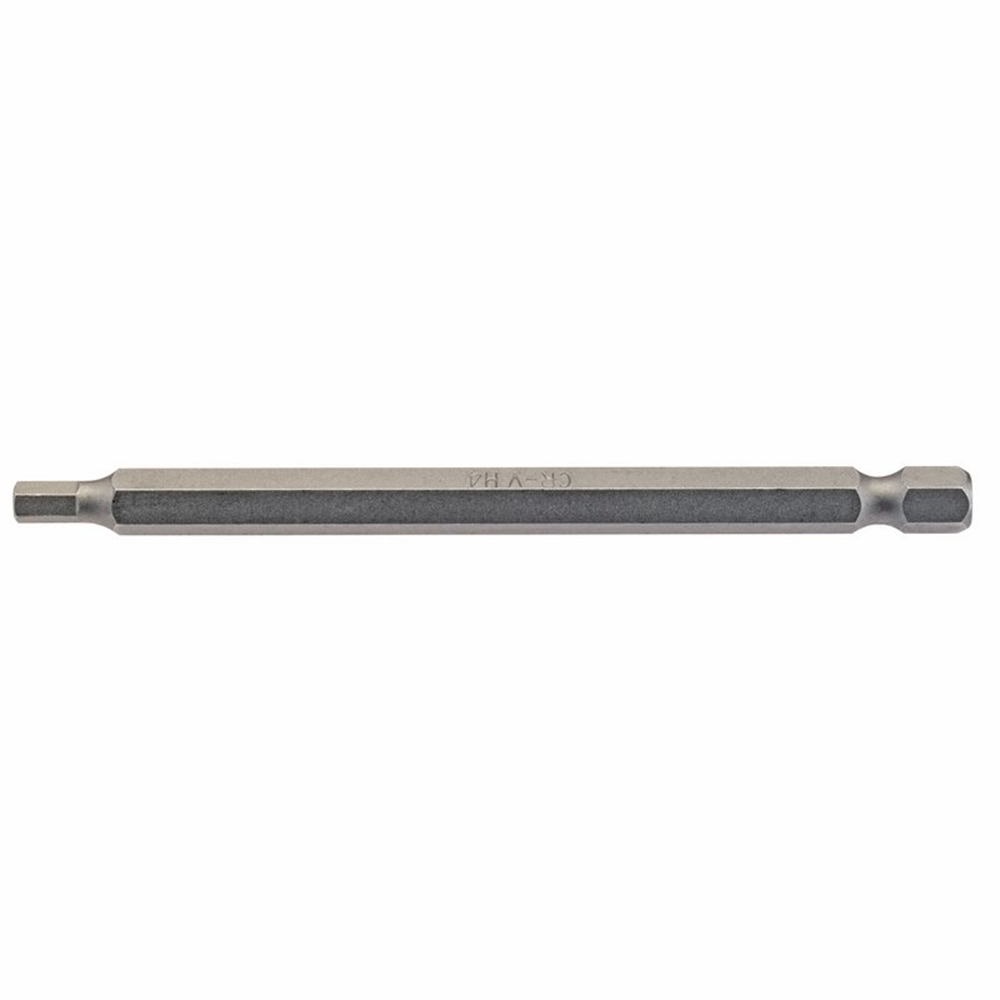 Draper 100MM 4.0MM HEX S/D.BIT 64373 1/4" hex. Hexagonal E Shank Insert Bits