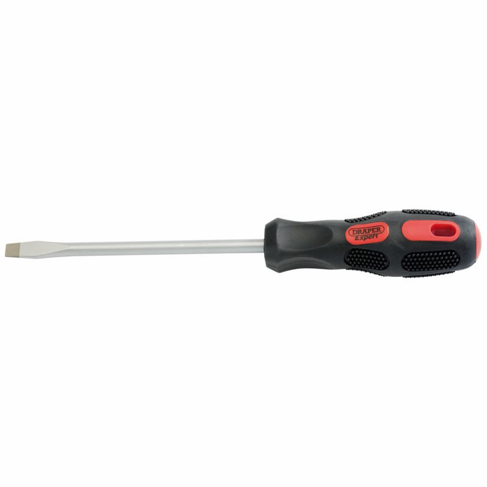 Draper 8X150MM PLAINSLOT S/DRIVER BLK 40014 General Purpose Plain Slot Flared Tip Screwdrivers (sold loose)