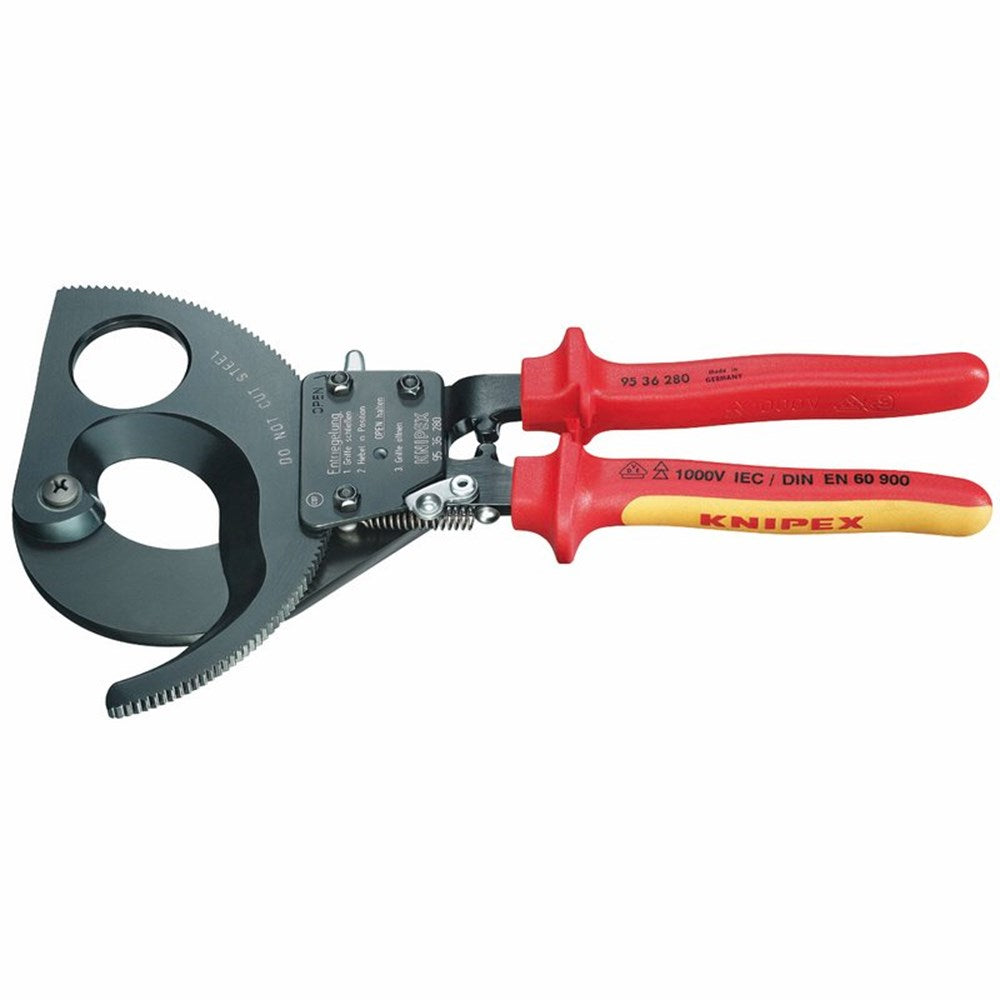 DRAPER 57677 - Knipex 95 36 250 250mm VDE Heavy Duty Cable Cutter