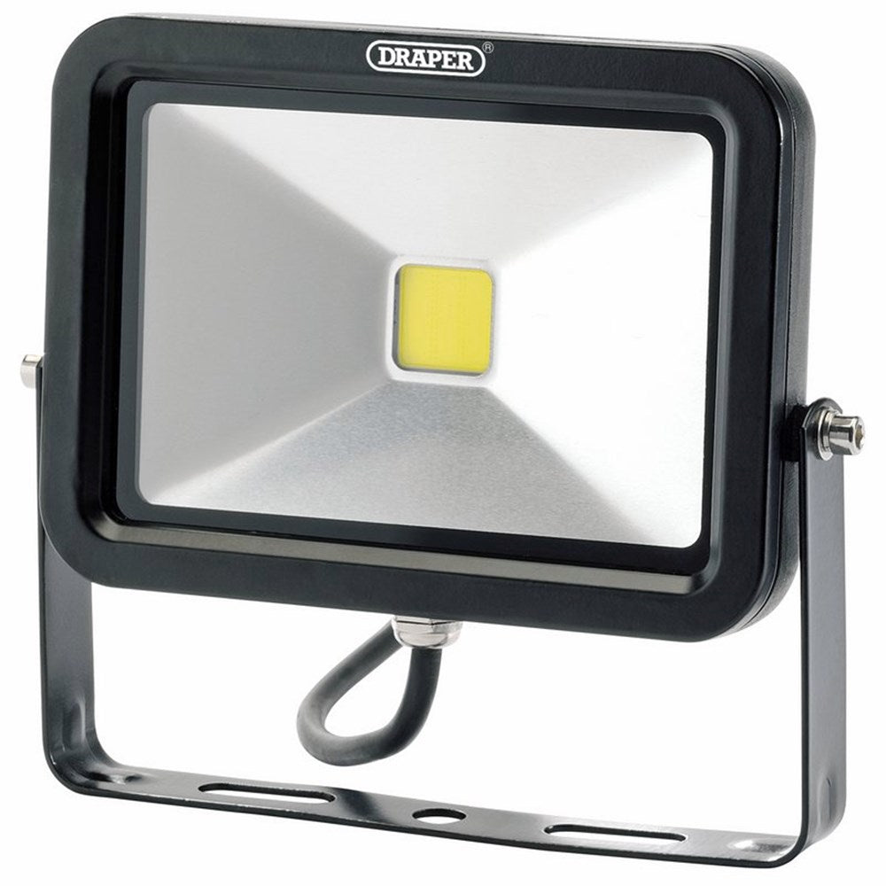 DRAPER 66033 - 20W COB LED Slimline Wall Mounted Floodlight - 1,300 Lumens