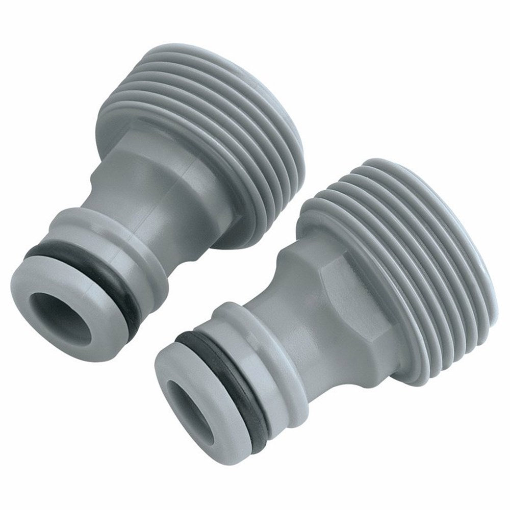 DRAPER 25905 - 3/4" Female to Male Connectors (twin pack)