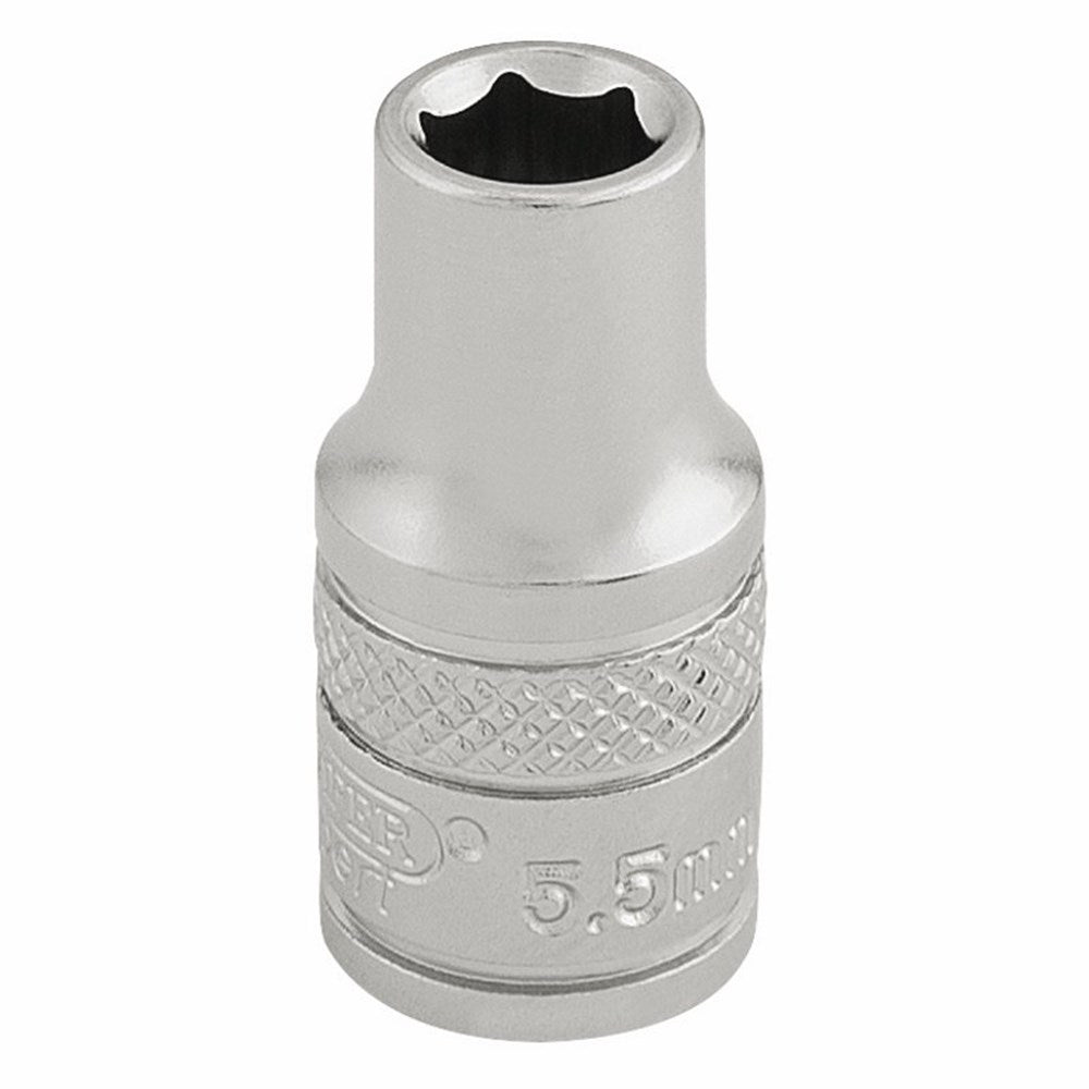 DRAPER 16509 - 1/4" Sq. Dr. Socket (5.5mm)