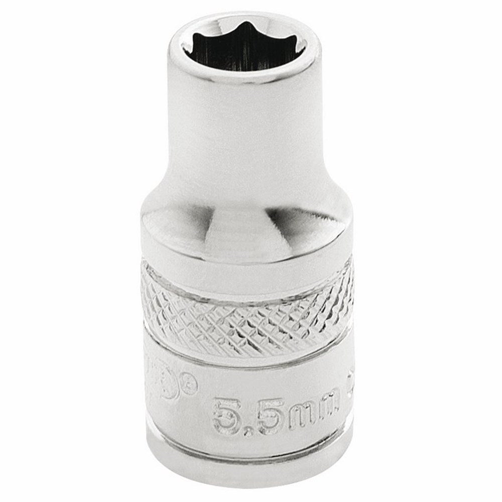 DRAPER 32449 - 1/4" Sq. Dr. Hi-Torq 6 Point Socket (5.5mm)