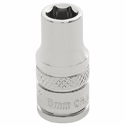 DRAPER 32453 - 1/4" Sq. Dr. Hi-Torq 6 Point Socket (6.0mm)