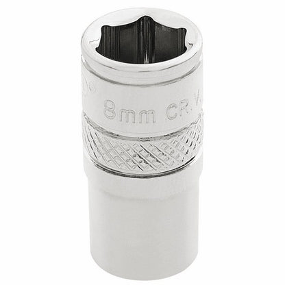 DRAPER 32536 - 1/4" Sq. Dr. Hi-Torq 6 Point Socket (8mm)