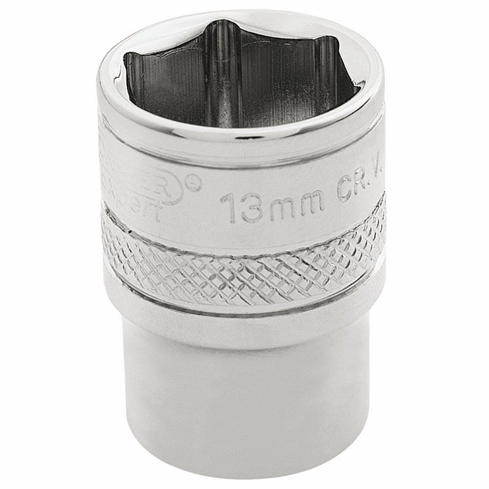 DRAPER 32633 - 1/4" Sq. Dr. Hi-Torq 6 Point Socket (13mm)