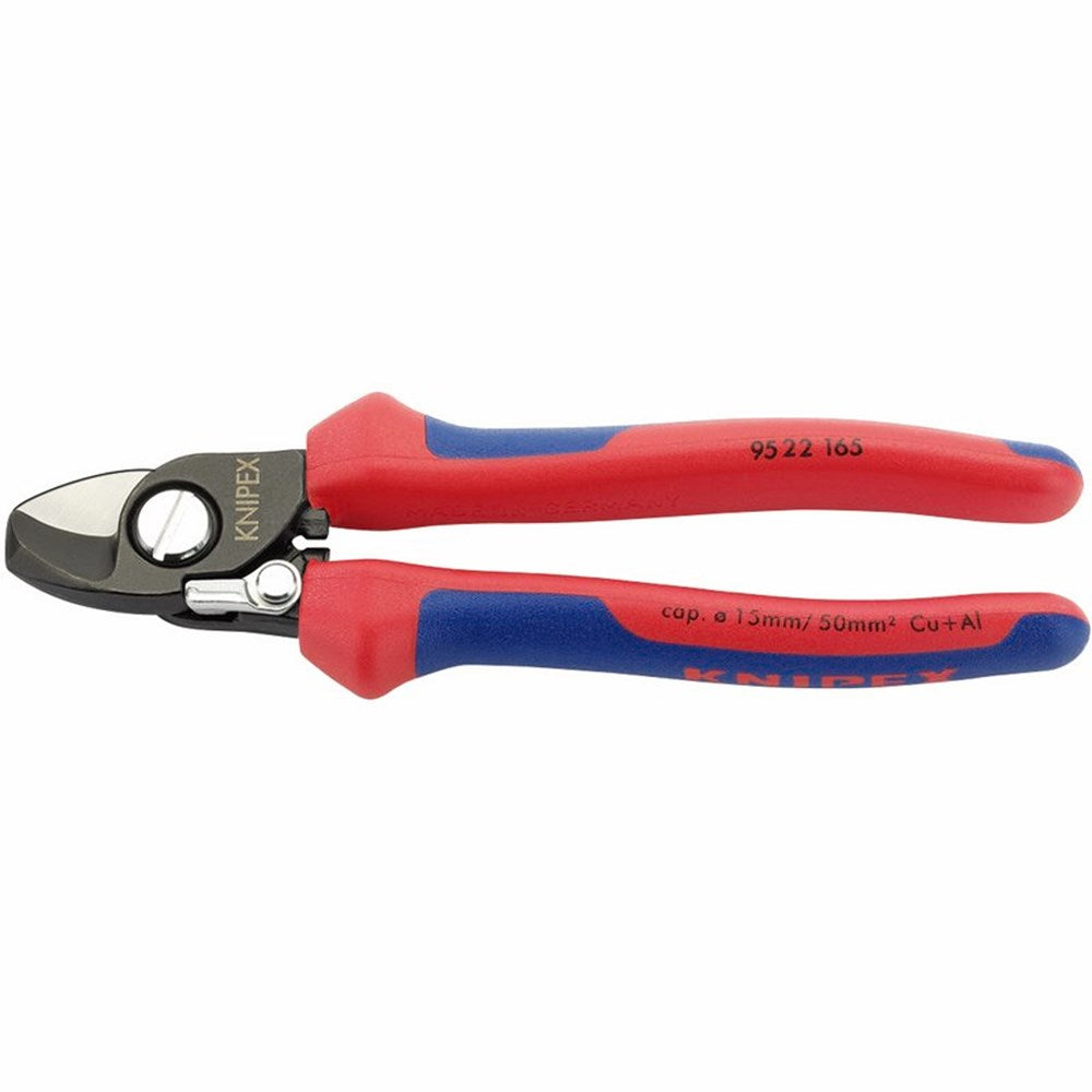 DRAPER 09448 - Knipex 165mm Copper or Aluminium Only Cable Shear with Sprung Heavy Duty Handles