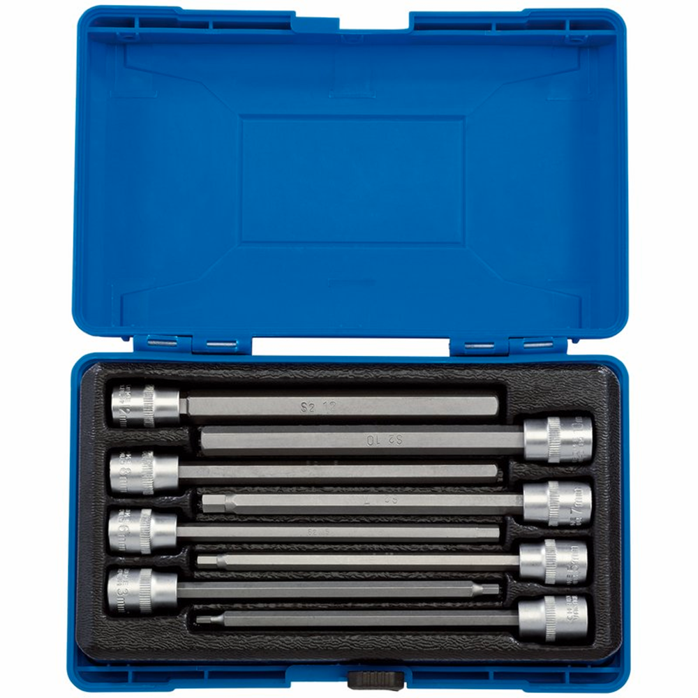 Draper 8PC 150MM HEX SOCKET BIT3/8SD 16287 3/8 Sq. Dr. Hexagonal Socket Bit Sets (8 Piece)