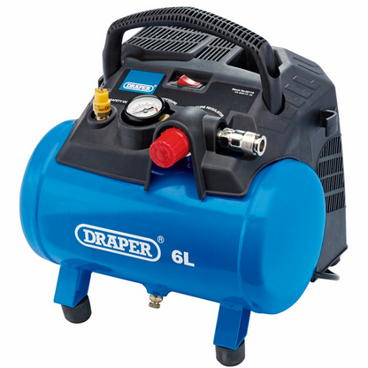 Draper 1.5HP 6L OIL FREE COMPRESSOR 02115 Electric Air Compressors
