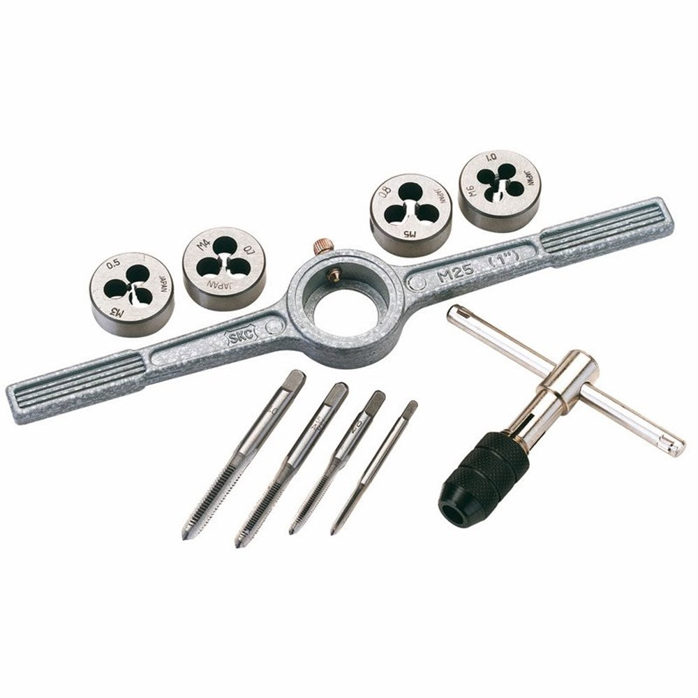 Draper METRIC TAP & DIE SET 3-6MM 10P 79201 Metric Tap and Die Set (10 Piece)