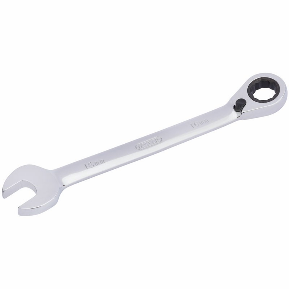 Draper 16MM REV.RATCHET SPANNER 52004 Draper HI-TORQÂ® Metric Ratcheting Combination Spanners