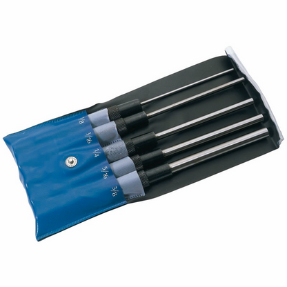 Draper PARALLEL PIN PUNCH SET 5PCE 19674 Parallel Pin Punch Set, 200mm (5 Piece)