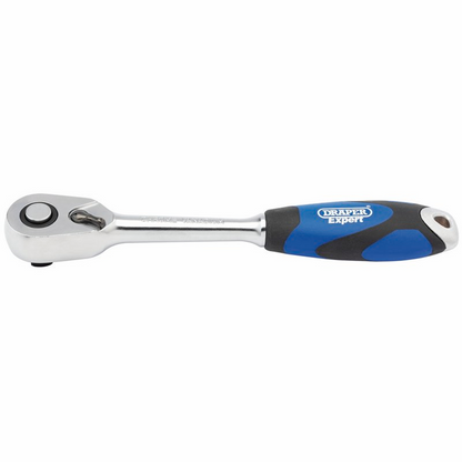 Draper 3/8 SOFT GRIP RATCHET 26503 Soft Grip Reversible Ratchets, 72 Tooth