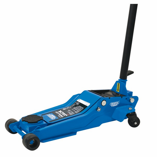 Draper 3T EXPERT TROLLEY JACK 01106 Professional Garage Trolley Jack (3 tonne)