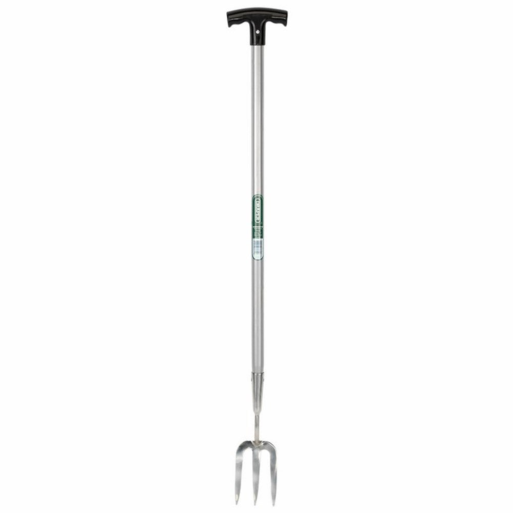 DRAPER 83774 - Stainless Steel Long T Handled Hand Fork