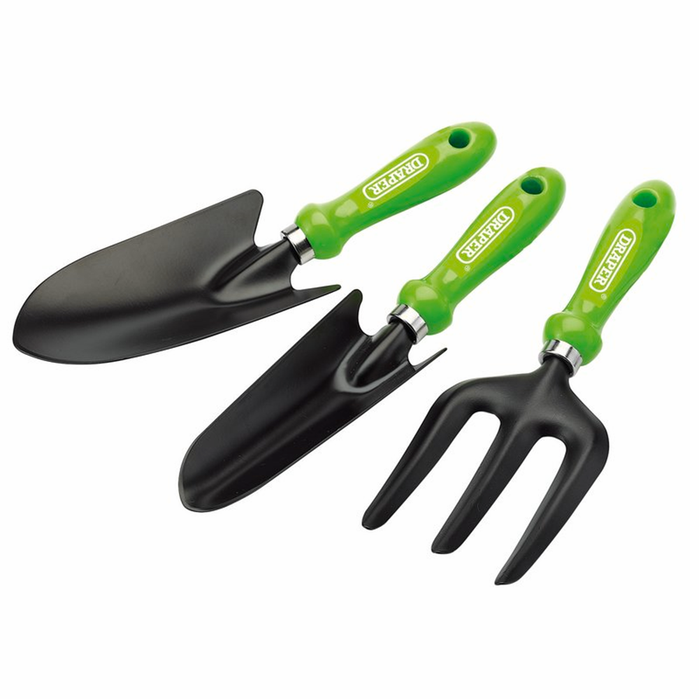 Draper GARDEN FORK & TROWELS SET 83972 Gardening Hand Tool Set (3 Piece)