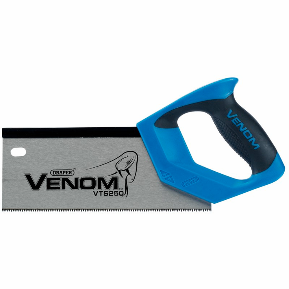 Draper VENOM 250MM 12PPI HP TENON SAW 82199 Draper VenomÂ® Double Ground Tenon Saws
