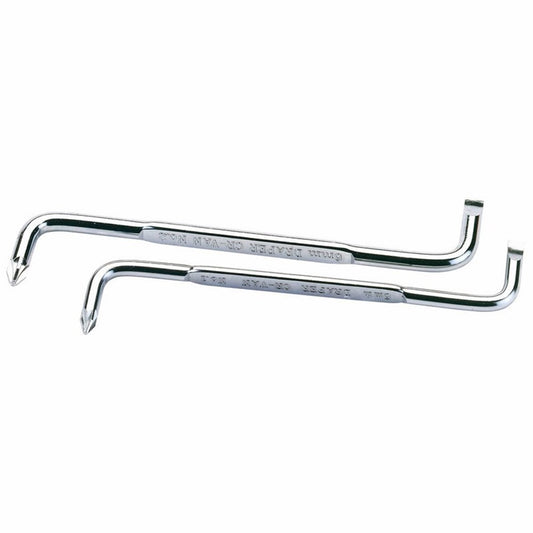 Draper ANGLED SCREWDRIVER SET 2PC 13948 Plain Slot/Pz Type Angle Screwdriver Set (2 Piece)