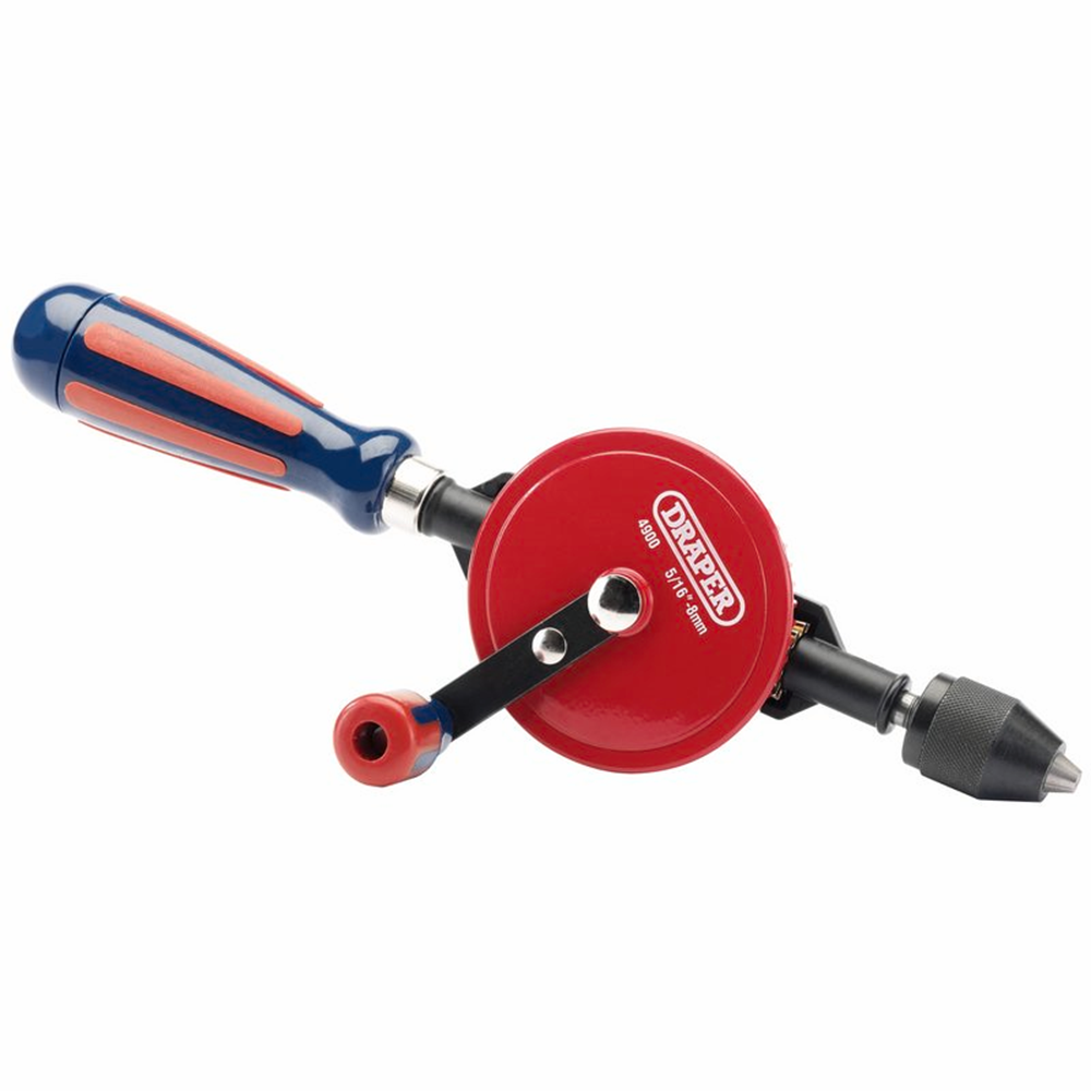 Draper 8MM DOUBLE PINION HAND DRILL 13838 Hand Drills