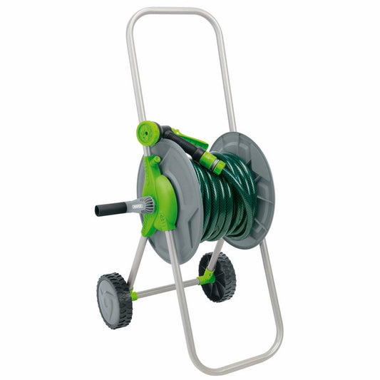 Draper GARDEN HOSE TROLLEY SET - PKD 01024 Garden Hose Trolley Kit, 15m