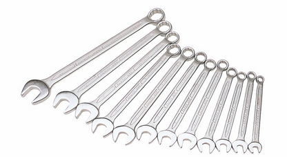 Draper 8-22MM COMBI-SPANNER SET 03090 Long Metric Combination Spanner Set (12 Piece)