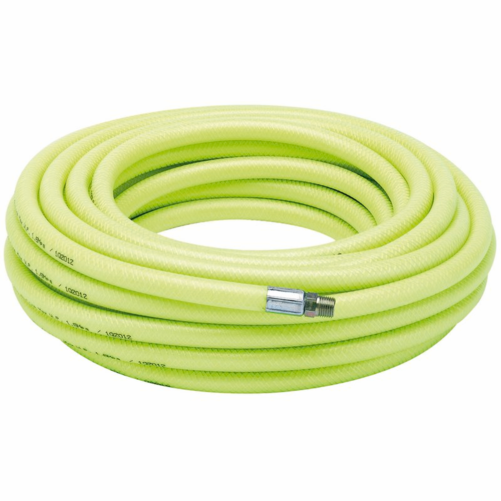 Draper HI-VIS AIR HOSE 15.2MX8MM BORE 23190 15.2M 1/4" BSP 8mm Bore High-Vis Air Line Hose