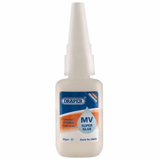 Draper DRAPER MED VISCOSITY SUPERGLUE 24669 Super Glue