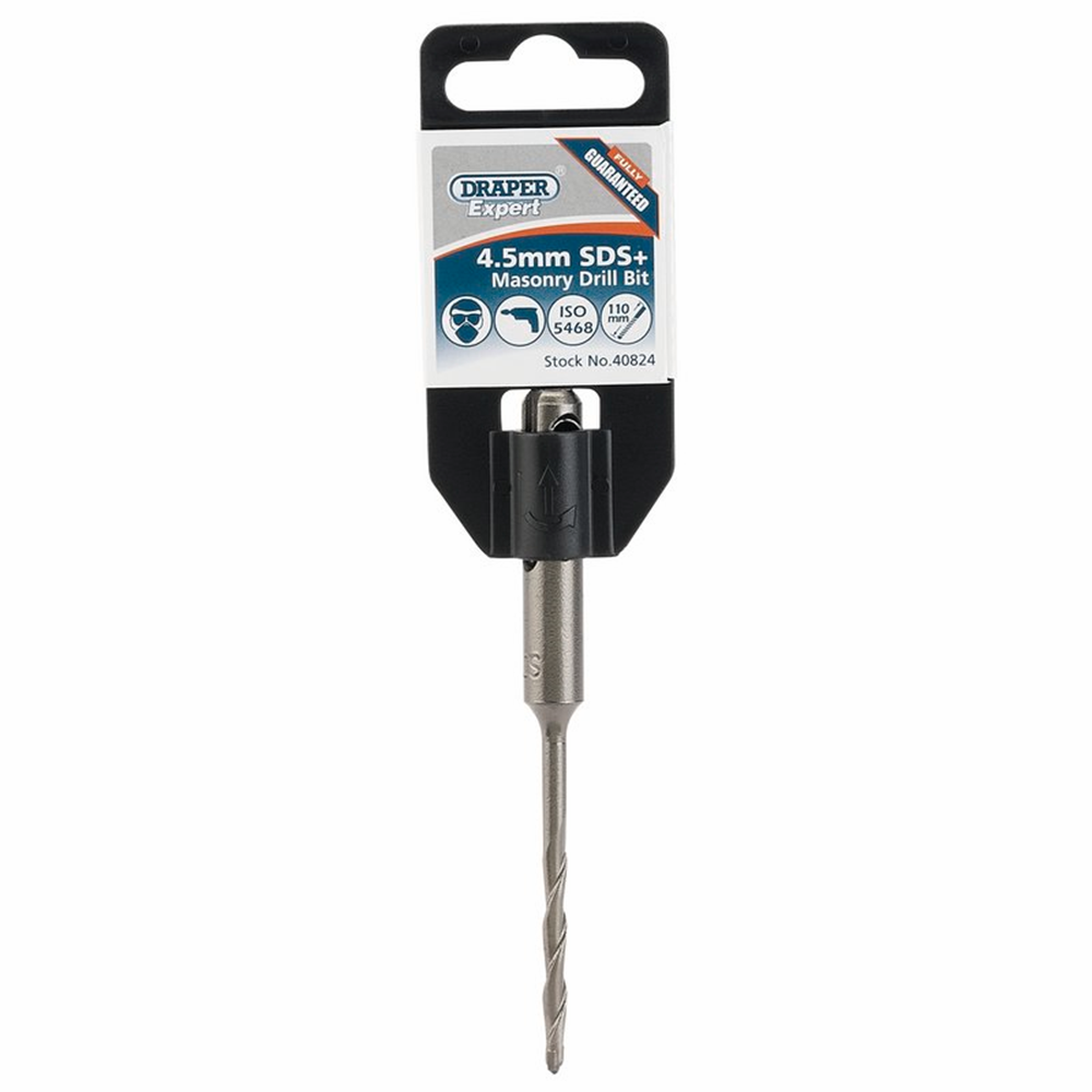 Draper 4.5X110 SDS MASONARY DRILL 40824 Metric SDS+ Masonry Drill Bits