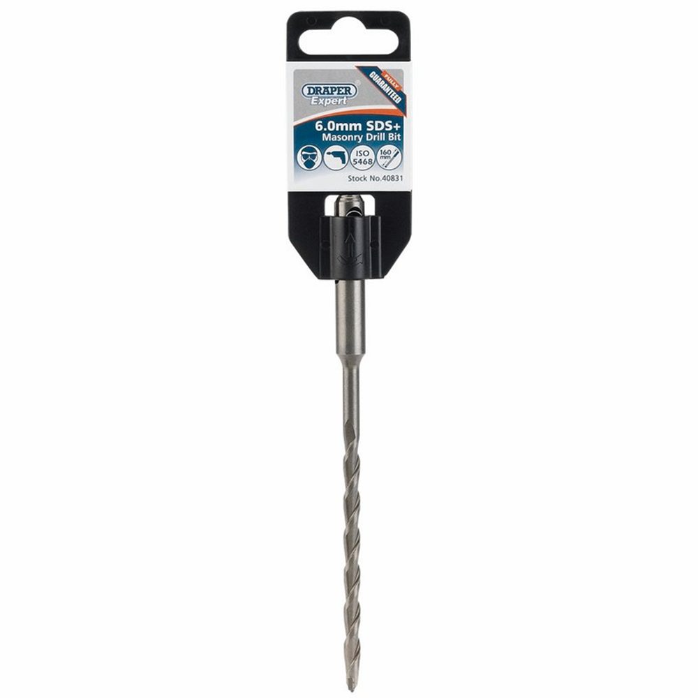 Draper 6.0X160 SDS MASONARY DRILL 40831 Metric SDS+ Masonry Drill Bits