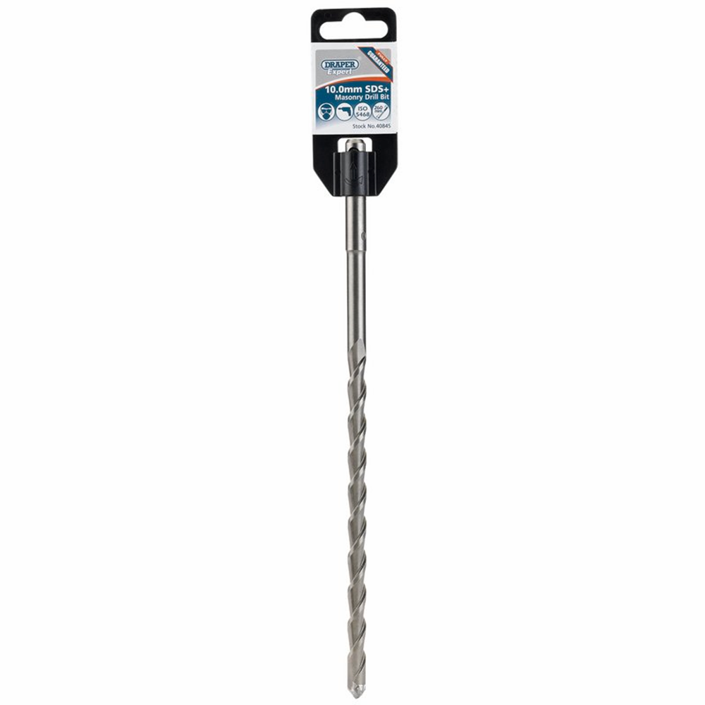 Draper 10.0X260 SDS MASONARY DRILL 40845 Metric SDS+ Masonry Drill Bits
