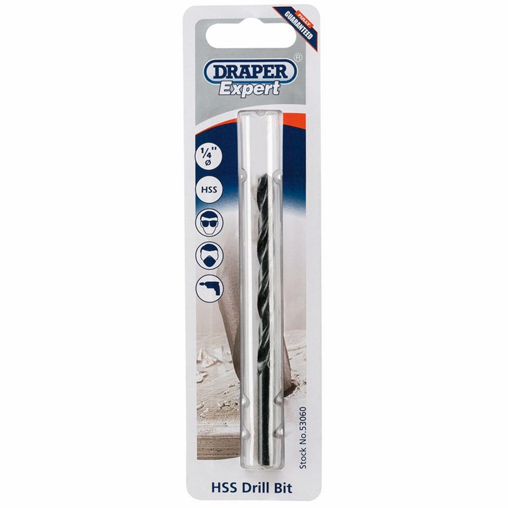 DRAPER 53060 - HSS Drill Bit, 1/4"