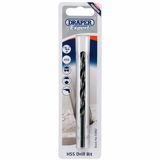 Draper 17/64 HSS TWIST DRILL PCKD 53062 Imperial HSS Drill Bits