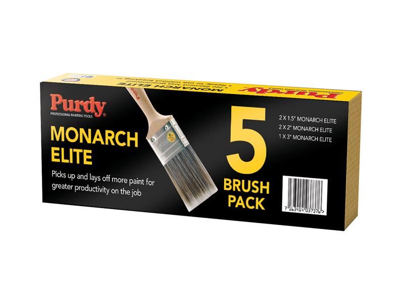 PUR Monarch  Elite  Paint Brush Set, 5 Piece