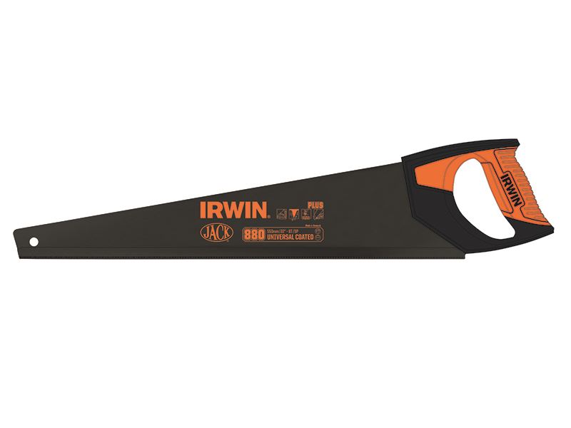 Irwin 1897525 880 UN Universal Hand Saw 550mm (22in) Coated 8 TPI