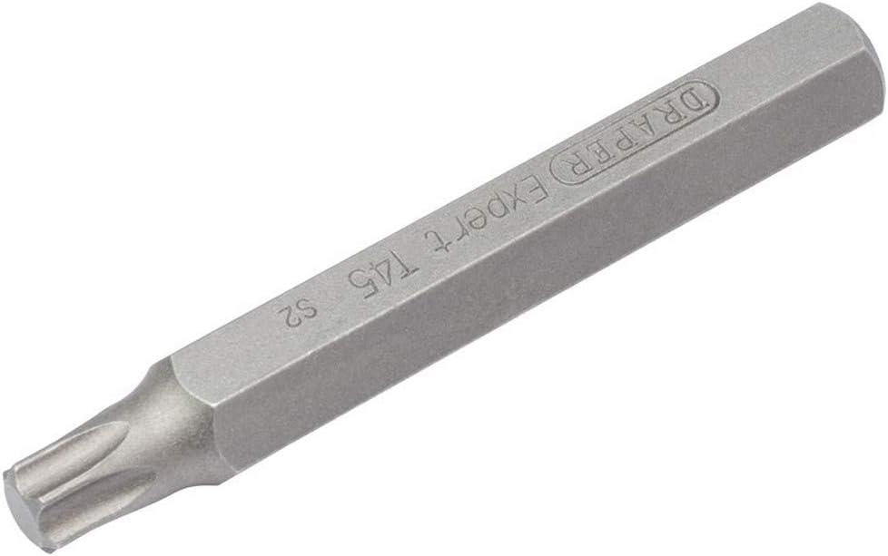 Draper DRAPER TX-STAR BIT T45 X 75MM 33363 Spare 10mm Hex. Insert Bits For Mechanic's Bit Sets