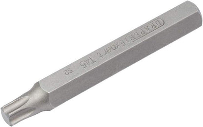 Draper DRAPER TX-STAR BIT T45 X 75MM 33363 Spare 10mm Hex. Insert Bits For Mechanic's Bit Sets