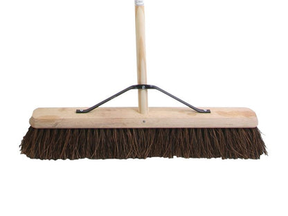 Faithfull FAIBRBAS24H Stiff Bassine Broom 60cm (24in) + Handle & Stay |