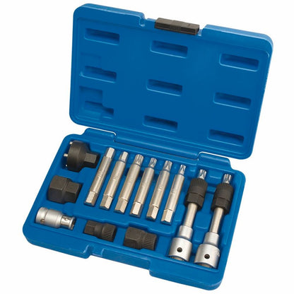 Draper ALTERNATOR PULLEY S/KIT 13PCE 31913 Alternator Pulley Tool Kit (13 Piece)