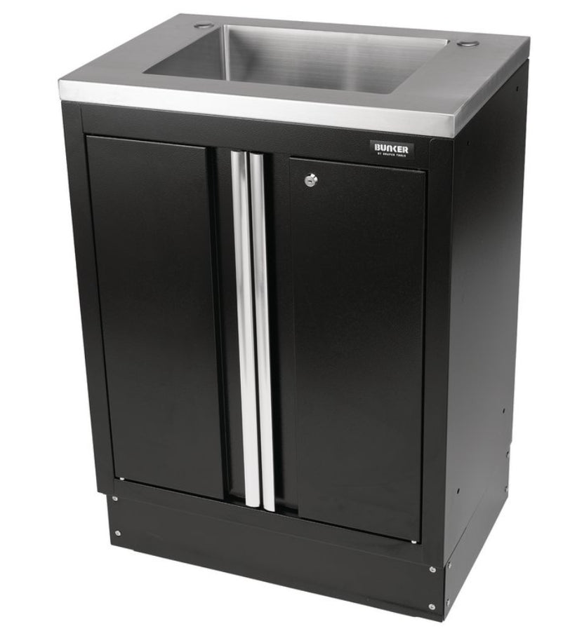 BUNKER  Modular Floor Cabinet with Sink, 2 Door, 680mm