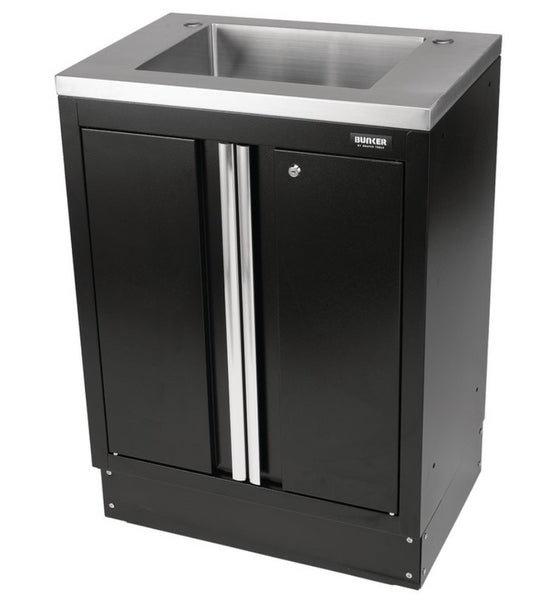 BUNKER  Modular Floor Cabinet with Sink, 2 Door, 680mm