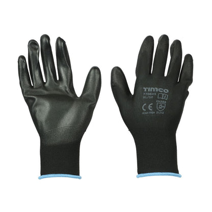 TIMCO Durable Grip Glove PU X Large Pack 1