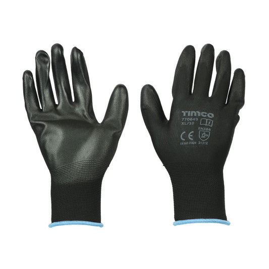 TIMCO Durable Grip Glove PU X Large Pack 1