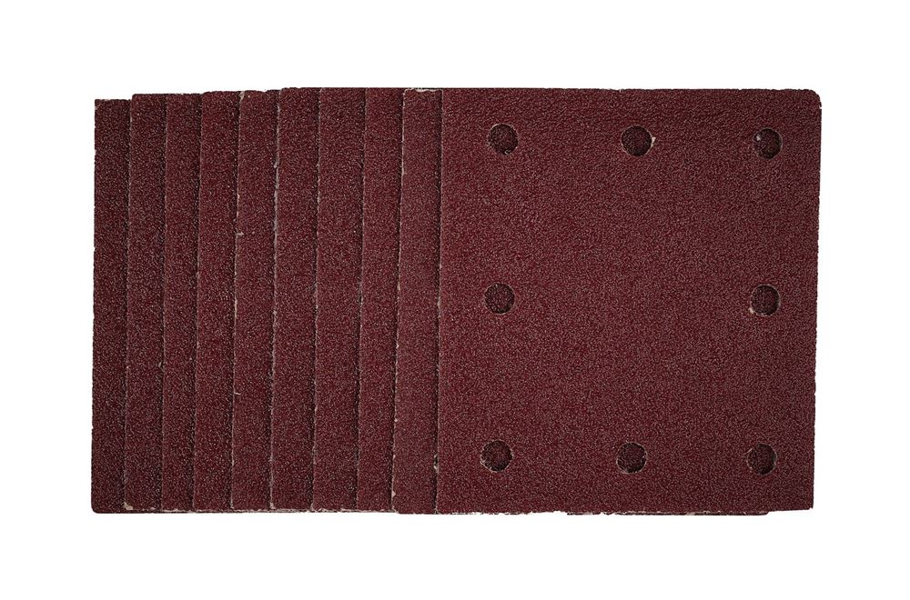 Draper SANDING SHEET 115X105MM 40G 52388 52388 1/4 Sanding Sheets with Hook and Loop, 115 x 105mm (Pack of 10)