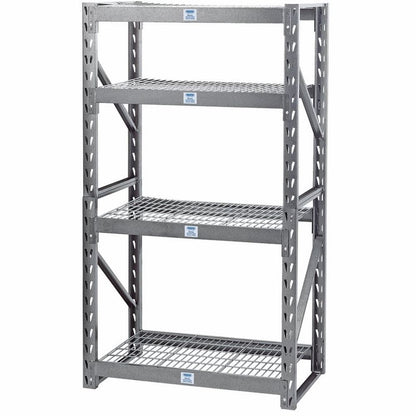 05230 Draper Expert Expert Heavy Duty Steel 4 Shelving Unit, 1040 x 610 x 1830mm Professional Trade DIY Workshop Garage Use