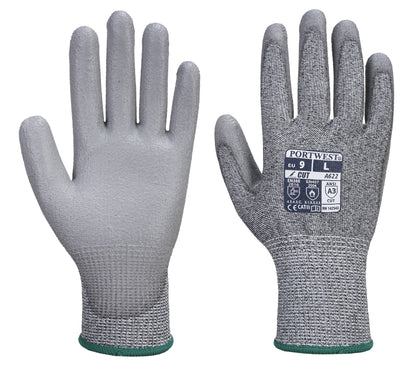 PORTWEST A622 Sz XXL Level 3 Medium Risk Cut resistant Glove PU Palm