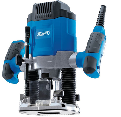 Draper 1200W 1/4 8MM ELECTRIC ROUTER 02519 230V Variable Speed Router, 1/4", 1200W
