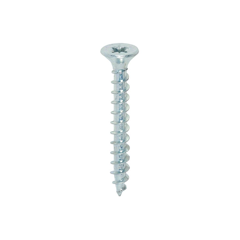 TIMCO Solo Woodscrew PZ2 CSK Zinc 5.0 x 40 Silver Pack 200