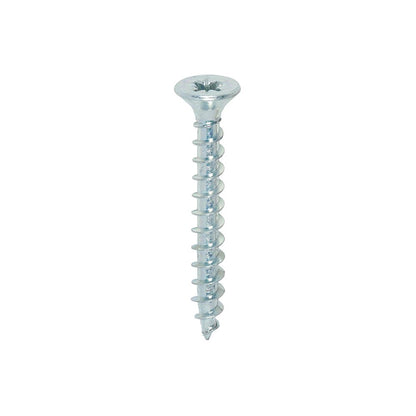 TIMCO Solo Woodscrew PZ2 CSK Zinc 5.0 x 40 Silver Pack 200
