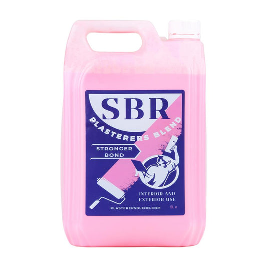 Timco Plasterers Blend SBR Primer Pink 5 Litre Bonding Agent Primer and Sealer for Plastering Rendering Screeding Concrete and Masonry Surfaces