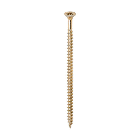 TIMCO Solo Woodscrew PZ2 CSK ZYP 4.0 x 80 Gold Pack 200